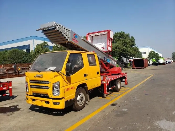 承德附近云梯车出租 砂石搬运